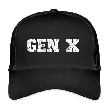 Gen X FAFO Generation X - Trucker Cap - Schwarz/Schwarz - Vorne