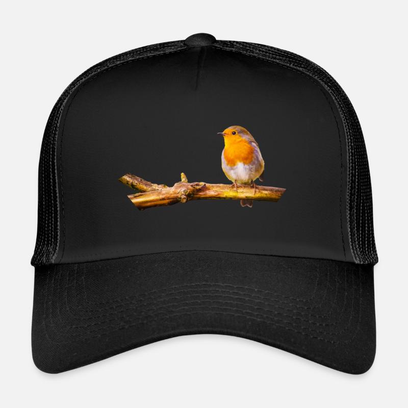 Robin - Trucker Cap - Schwarz/Schwarz