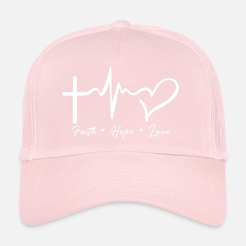 Glaube Hoffnung Liebe Trucker Cap