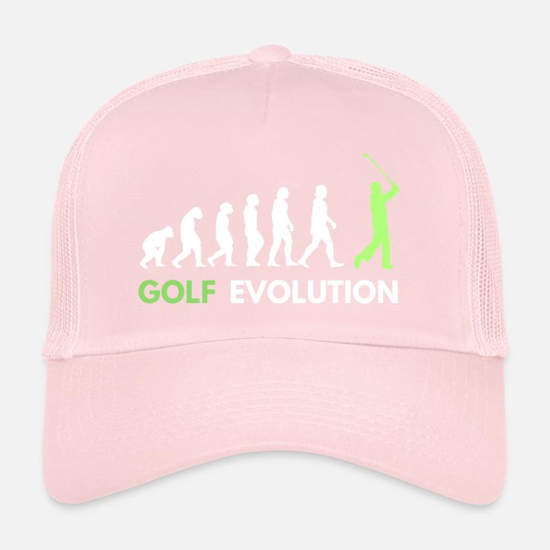 Golf Evolution Golfer Golfen Casquette trucker 