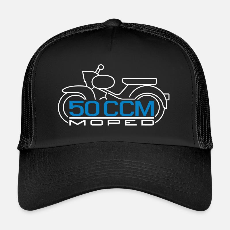 50cc Moped Star Emblem v.2 Trucker Cap
