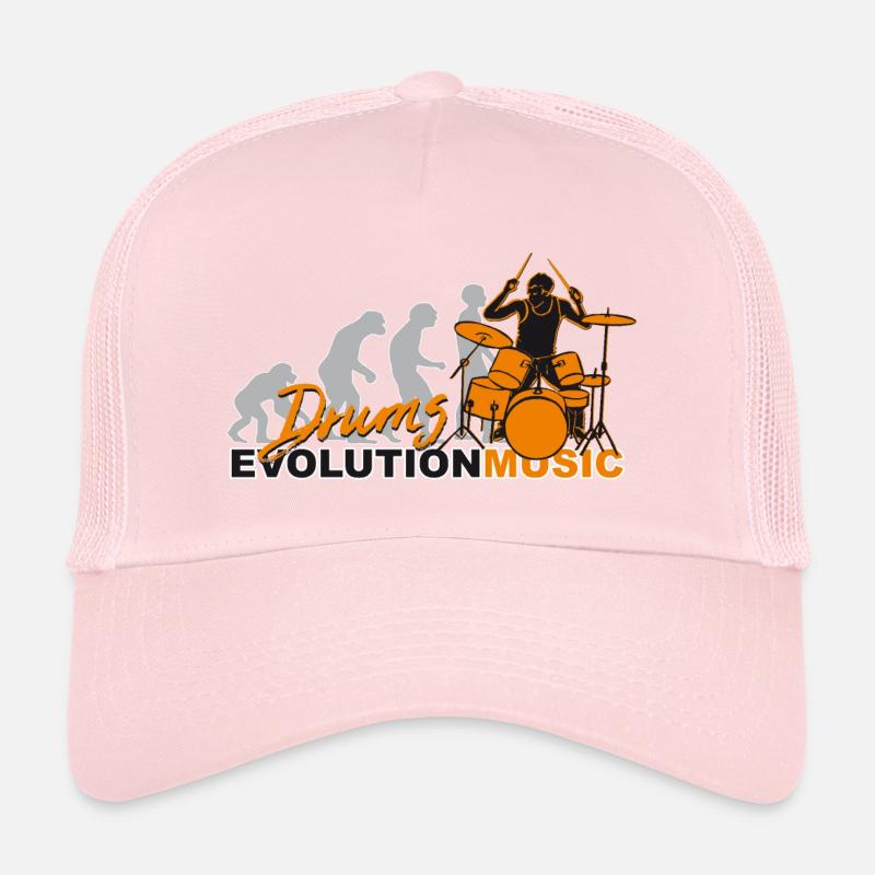 Drums, drummer, Schlagzeug, Evolution Musik Trucker Cap