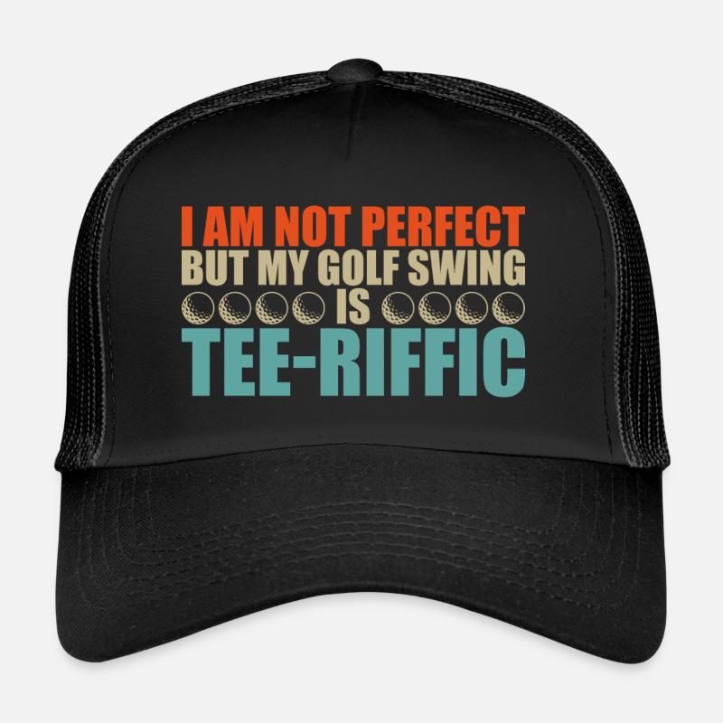 Golf Player Tee-Riffic Golf Swing Trucker Cap
