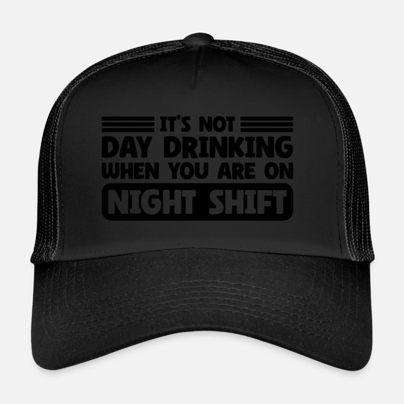Quart de nuit sarcastique de jour Casquette trucker 