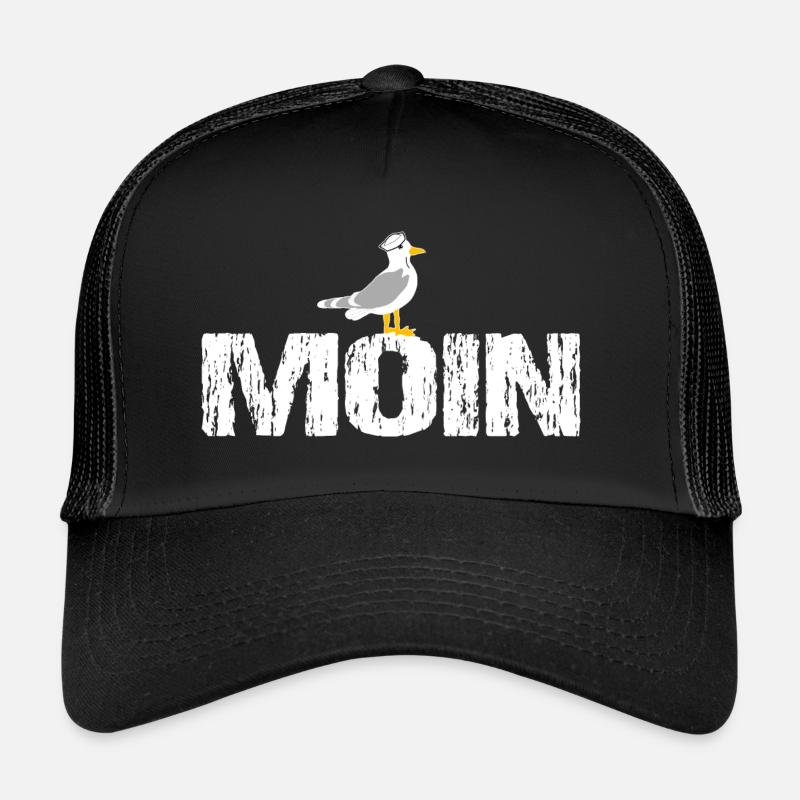 Moin - Trucker Cap - Schwarz/Schwarz