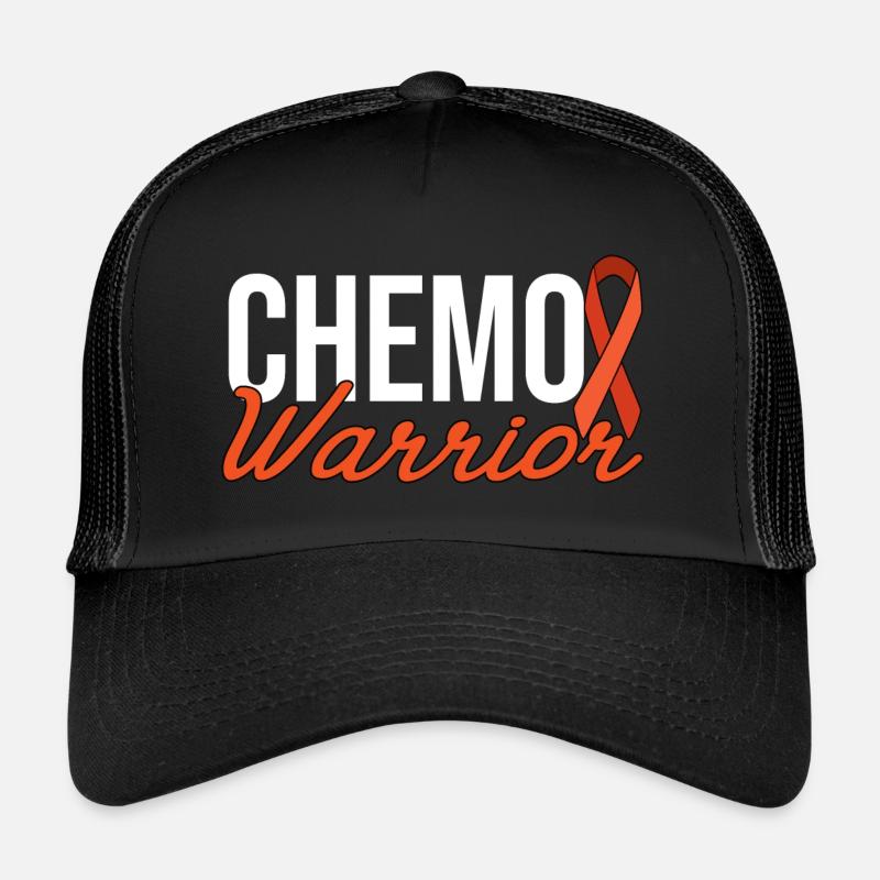 Chemo Warrior - Orange Bow Trucker Cap