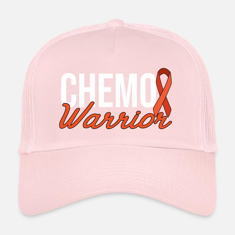 Chemo Warrior - Orange Bow Trucker Cap
