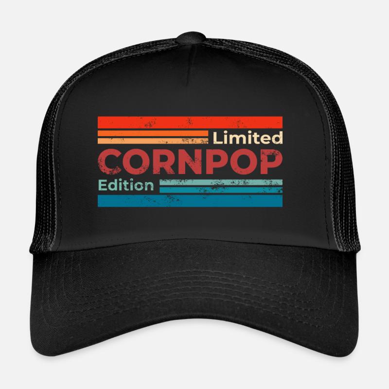 Corn Pop Was A Bad Dude Retro Cornpop Meme Trucker Cap