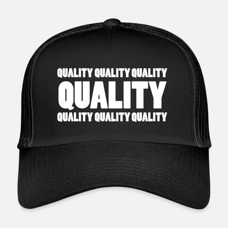 QUALITÉ Casquette trucker 