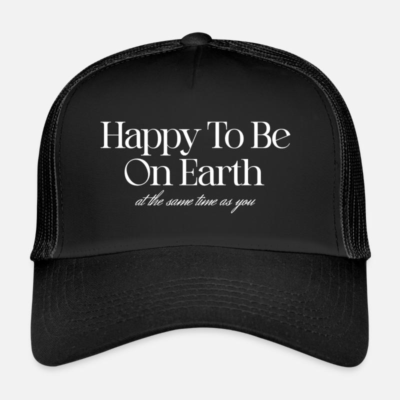 Be Kind, Be Happy Inspirational Kindness Trucker Cap