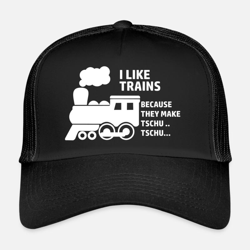 I like trains Trucker Cap