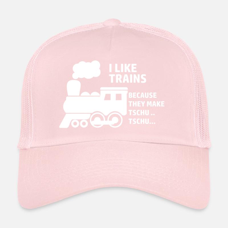 J'aime les trains Casquette trucker 