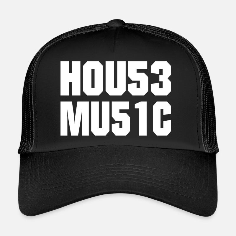 Techno - Techno music - Rave - House Music Trucker Cap