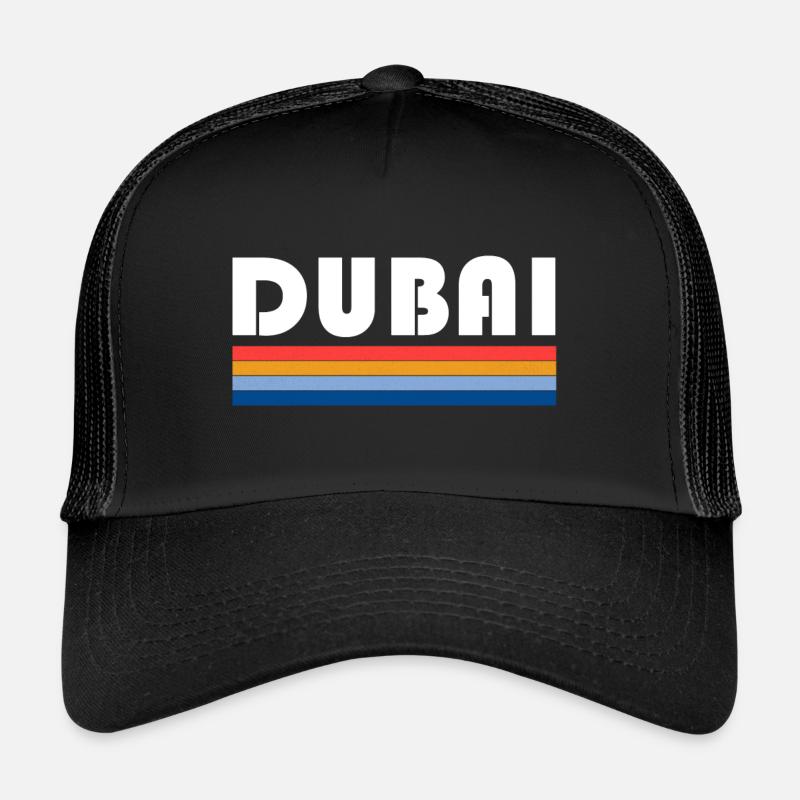 Dubai - Trucker Cap - Schwarz/Schwarz