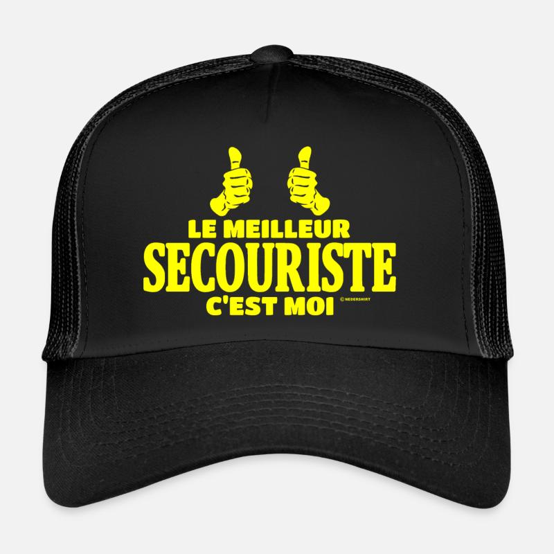 Le meilleur secouriste c'est moi Casquette trucker 