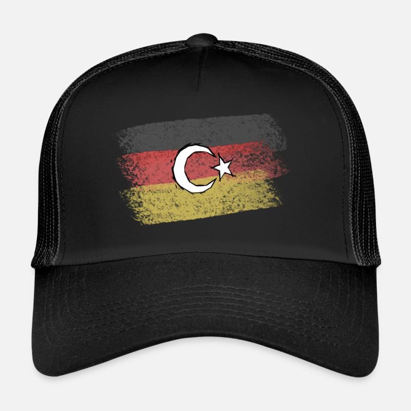 Drapeau Allemagne-Turquie Casquette trucker 