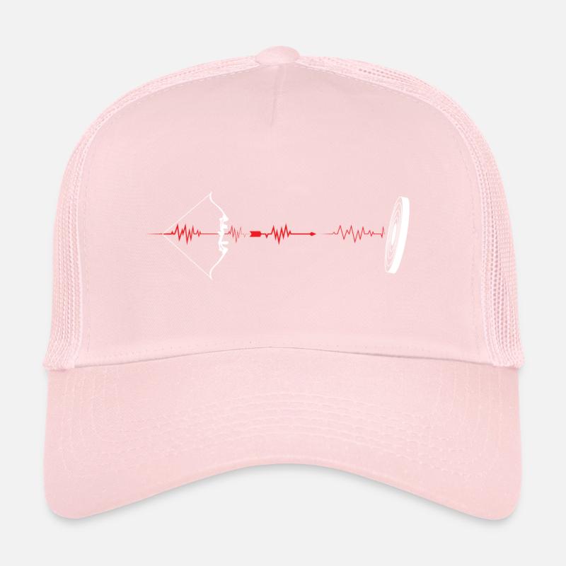 Bogenschießen Recurve Bogen Herzschlag Trucker Cap