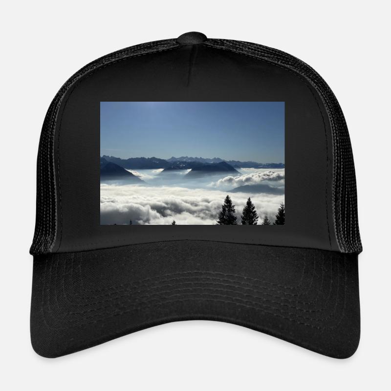 Schweiz, Rigi Berg Poster, Geschenkidee Luzern Trucker Cap