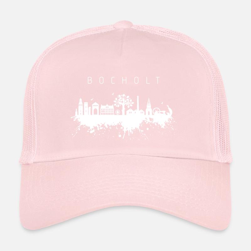 Bocholt Skyline Splash weiß Trucker Cap