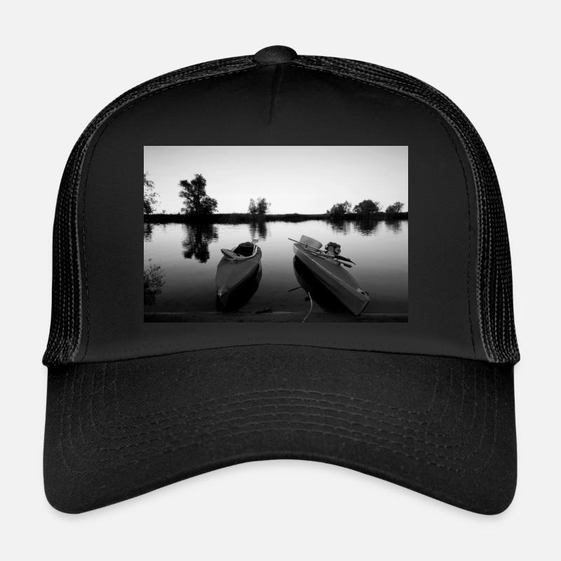 Faltboote - Trucker Cap - Schwarz/Schwarz