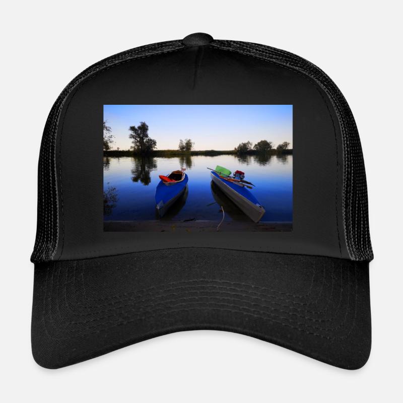 Bateaux pliants - Casquette trucker  - noir/noir