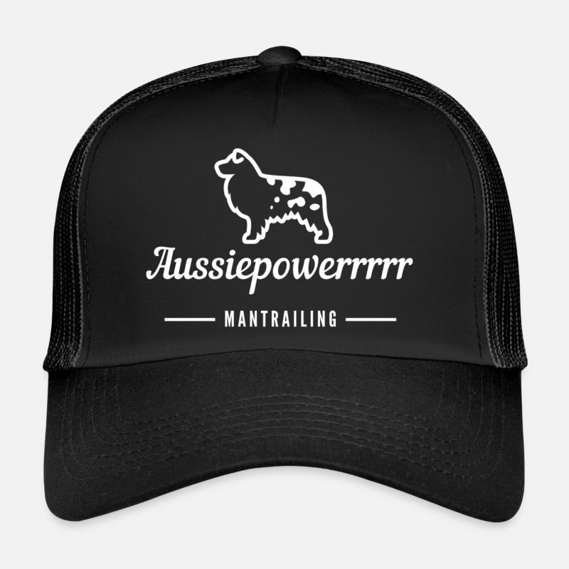 Aussie PowerRrrr - Trucker Cap - Schwarz/Schwarz