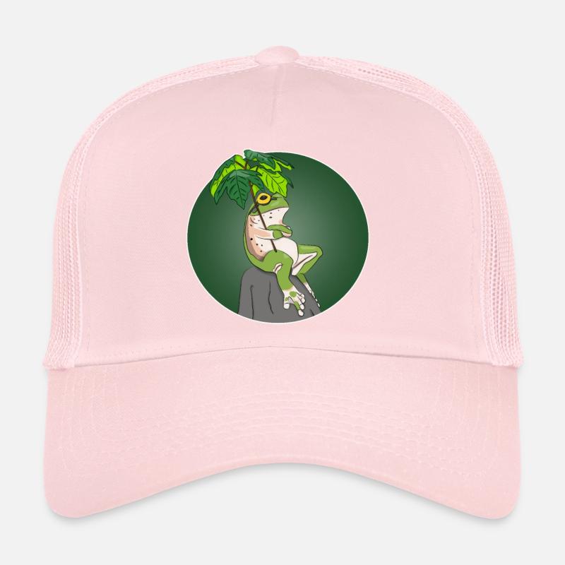 Funny frog comic cartoon chill relax keep calm Trucker Cap