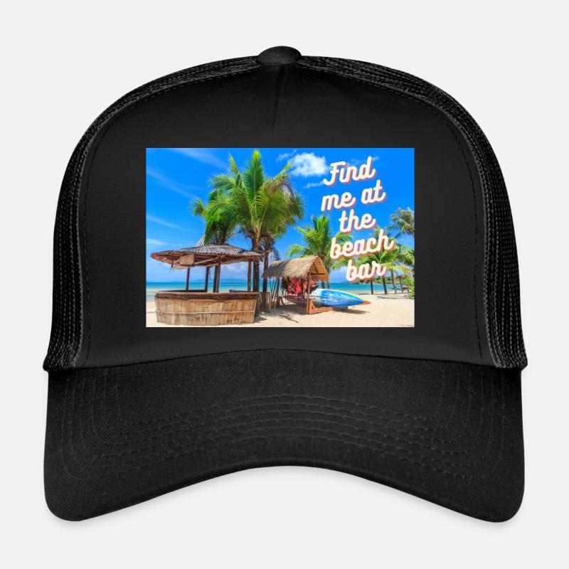 Finde mich an der Strandbar Trucker Cap