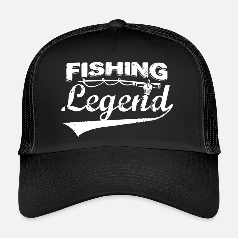 Fishing Trout Bait Cast Rod Trucker Cap