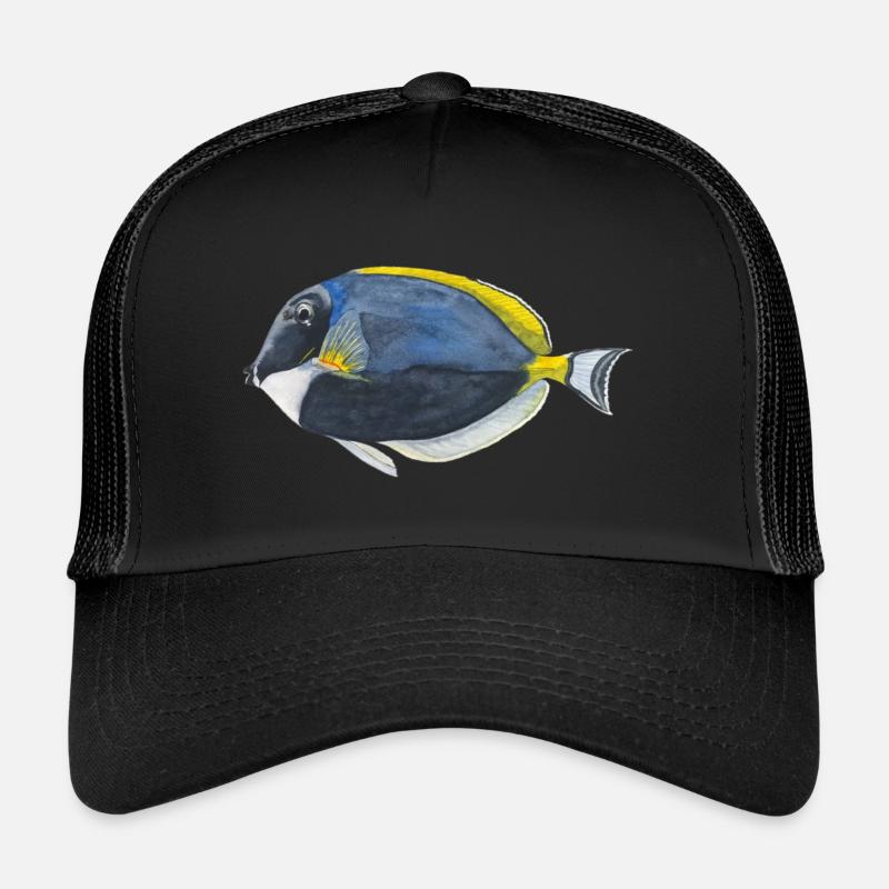 Blue Surgeonfish Snorkeling Fish Aquarium Reef Trucker Cap