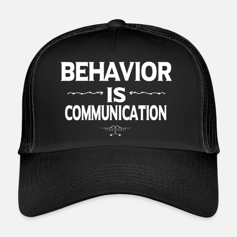 Behavior Is Communication - Autism Awareness Casquette trucker 
