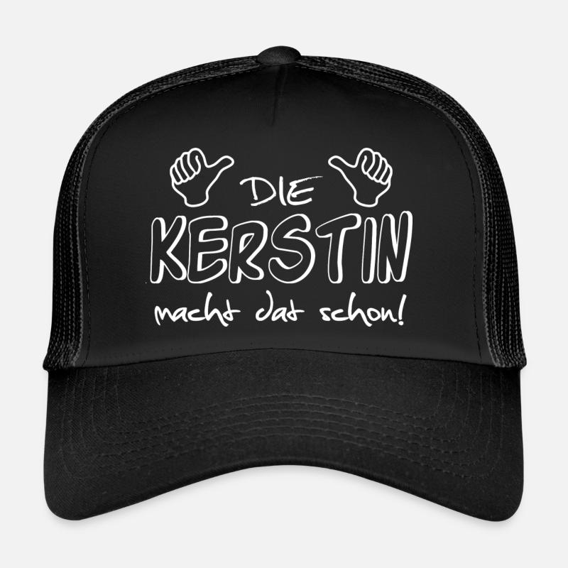 kerstin - Trucker Cap - Schwarz/Schwarz