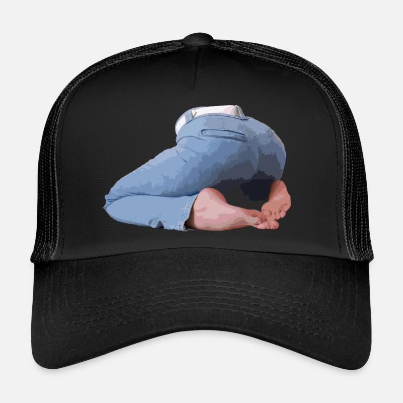 Fesses et pieds Casquette trucker 
