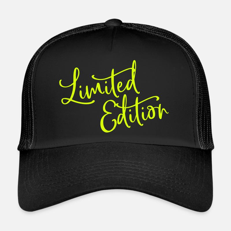 Limited Edition - Trucker Cap - Schwarz/Schwarz