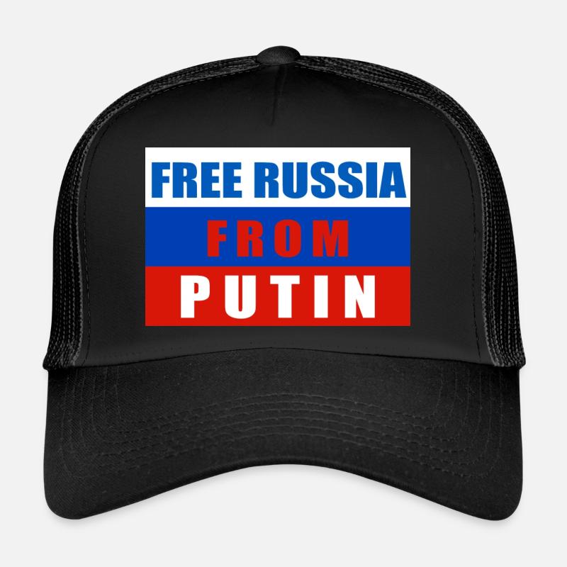 Libérez la Russie de Poutine Casquette trucker 