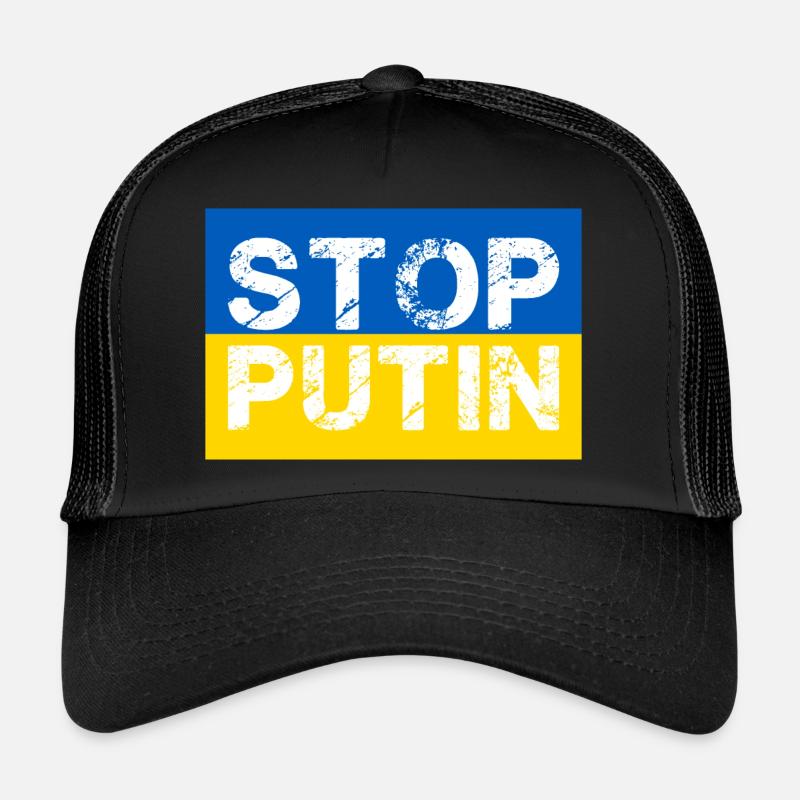 Stop Putin Ukraine Krieg Trucker Cap