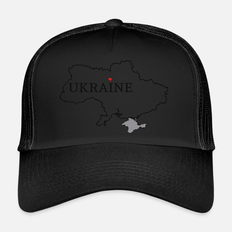 Ukraine - Trucker Cap - black/black