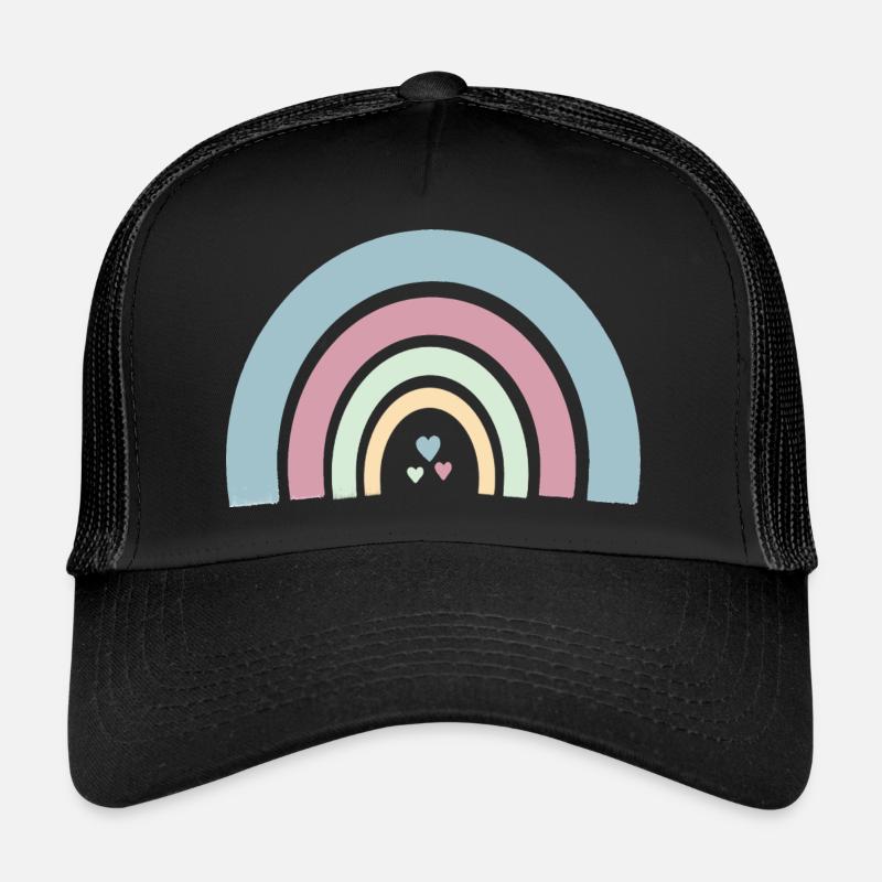Arc-en-ciel Casquette trucker 