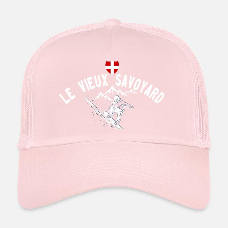 The old Savoyard snowboarding Trucker Cap