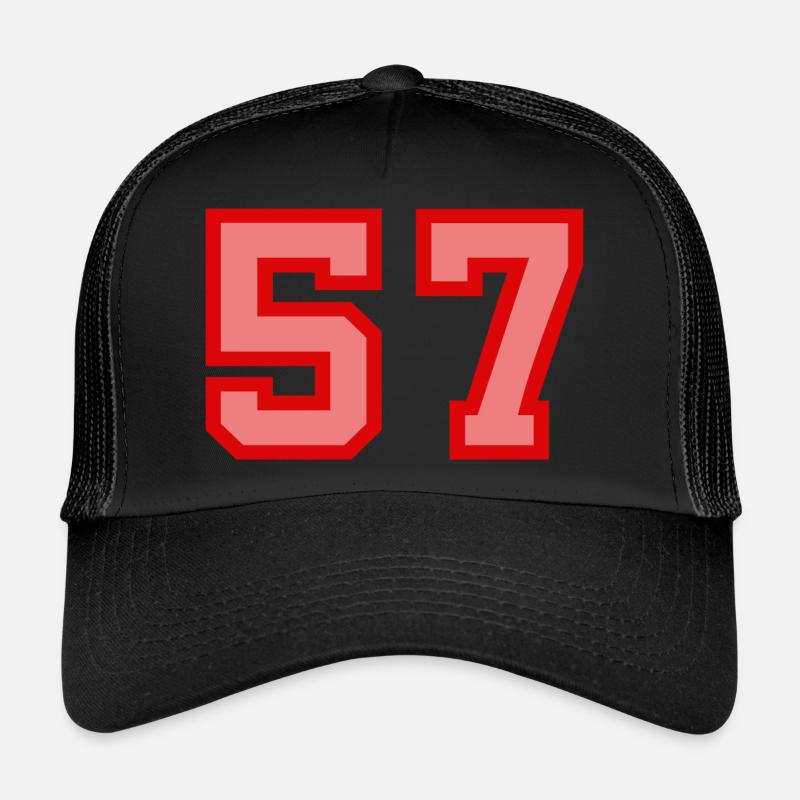 Cool Retro Retrostyle Numéro de maillot numéro de dos Casquette trucker 