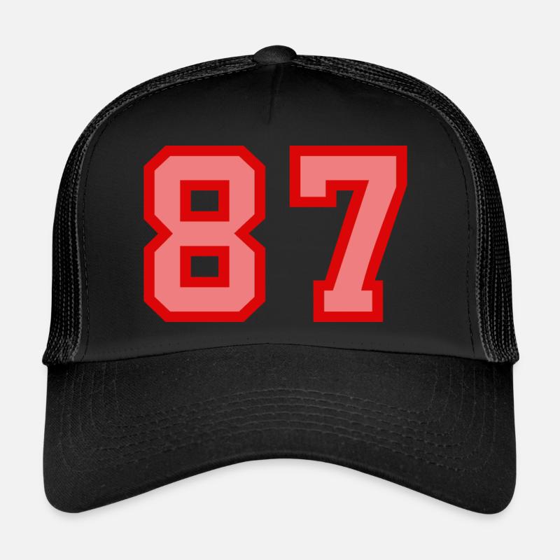 Cool Retro Retrostyle Numéro de maillot numéro de dos Casquette trucker 