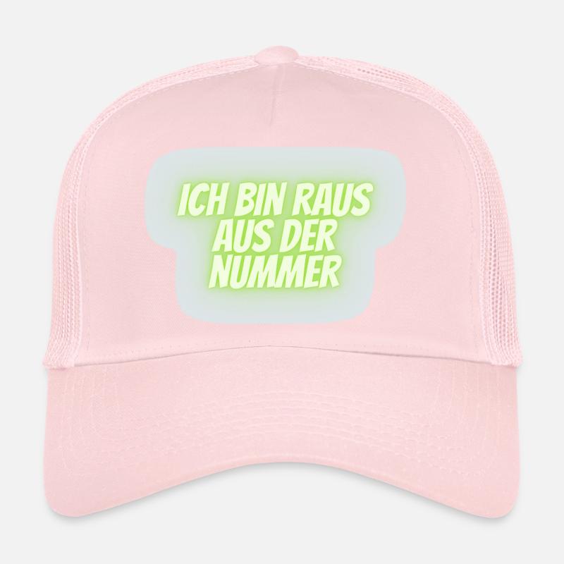 ich bin raus aus der Nummer Trucker Cap