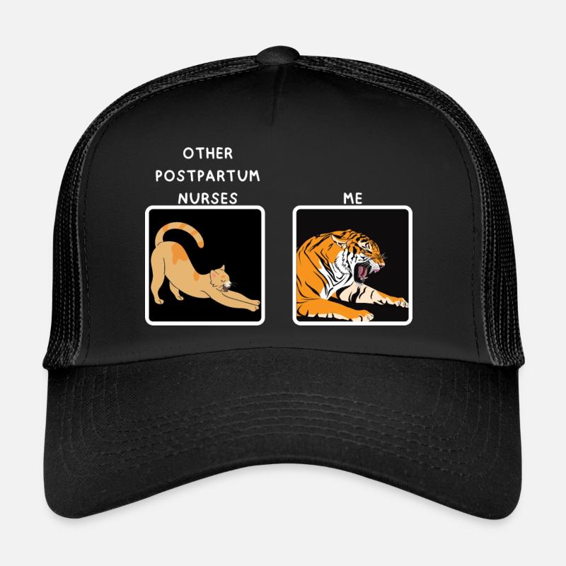 Drôle d’infirmière post-partum Humour Mère Bébé Infirmière infirmière Casquette trucker 