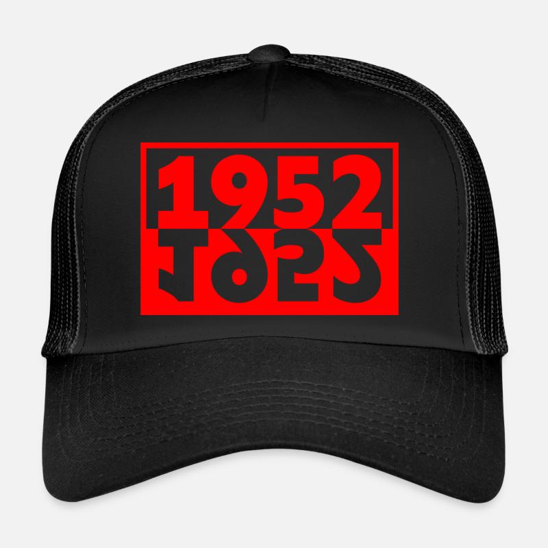 Texte Minimaliste 1952 70 Ans Anniversaire Casquette trucker 