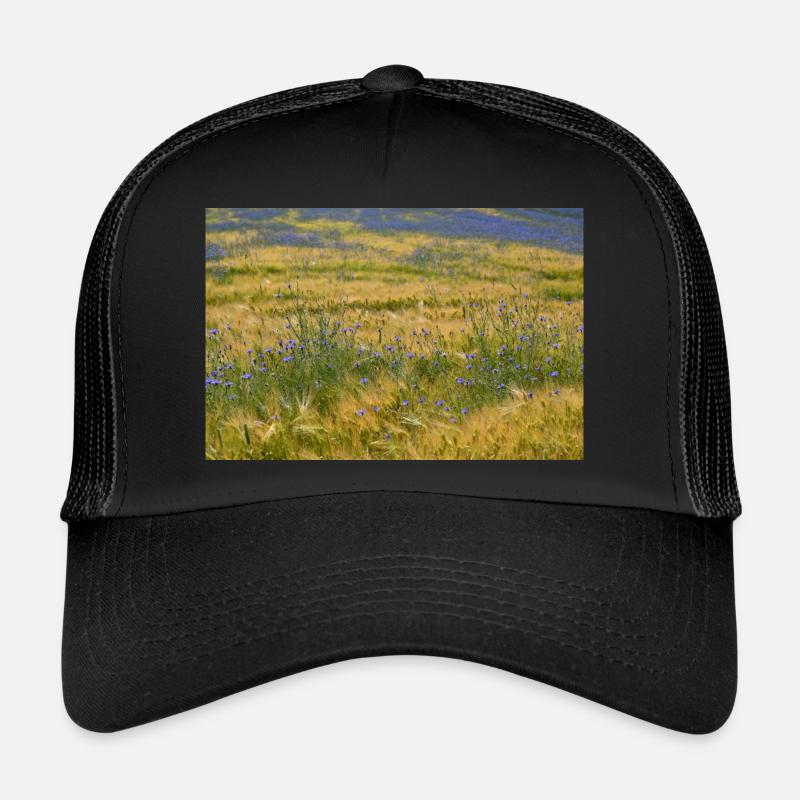 Champ de bleuets Casquette trucker 