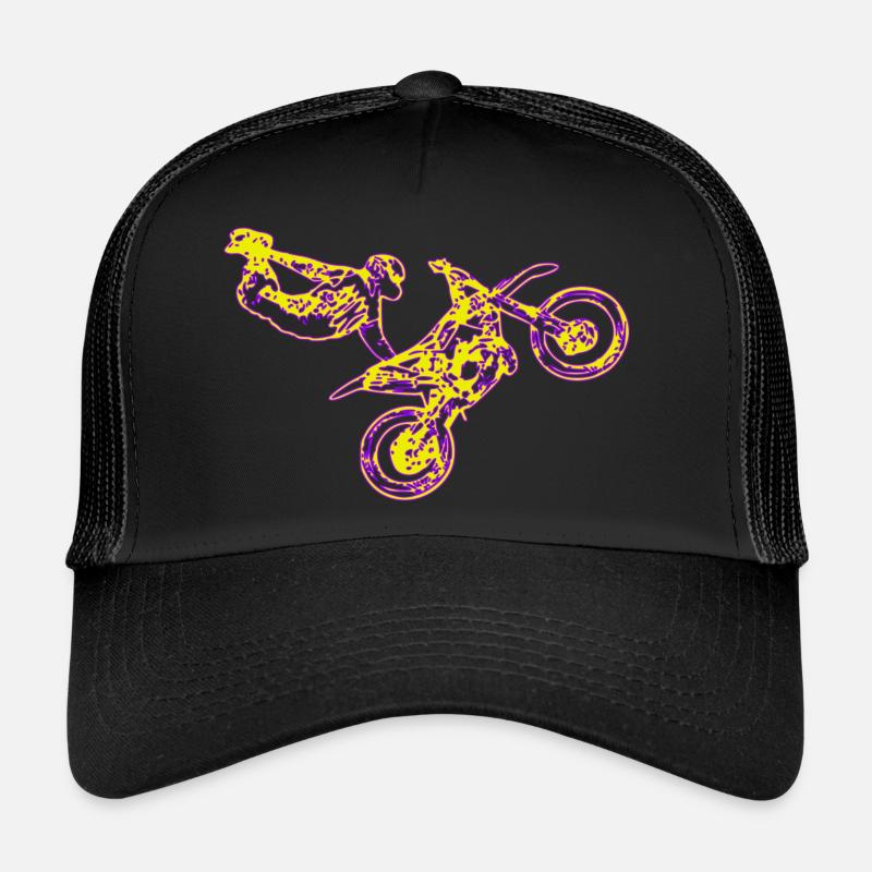 Freestyler - Trucker Cap - Schwarz/Schwarz