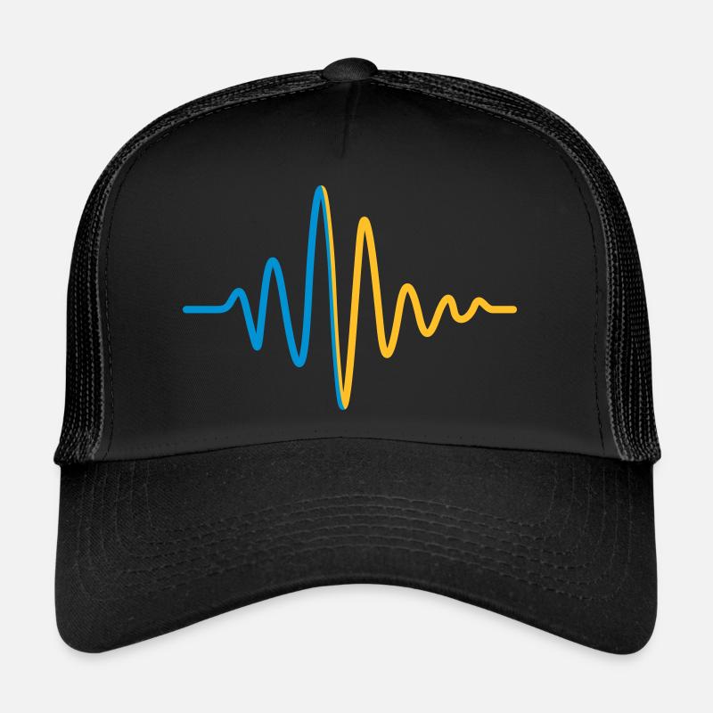 Affichage de la fréquence des impulsions pulsées Casquette trucker 