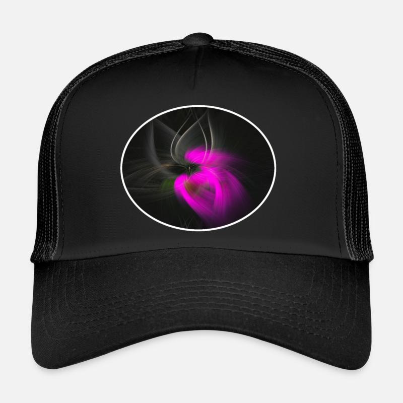 Farbenexplosion - Trucker Cap - Schwarz/Schwarz