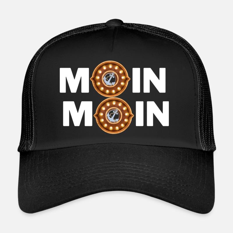 Moin Moin! - Trucker Cap - black/black