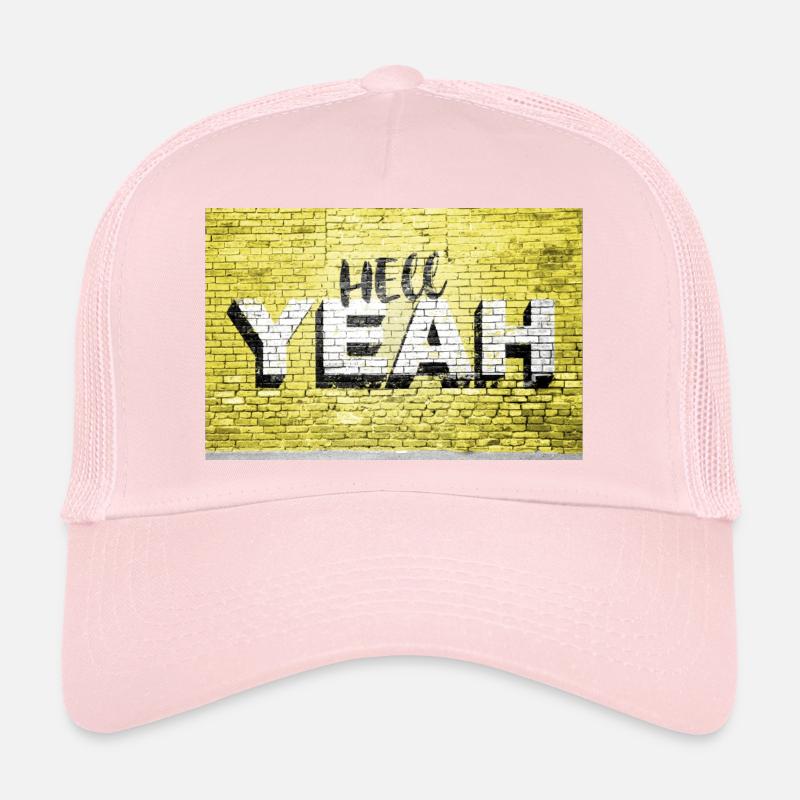 Oui graffiti de mur de briques Casquette trucker 